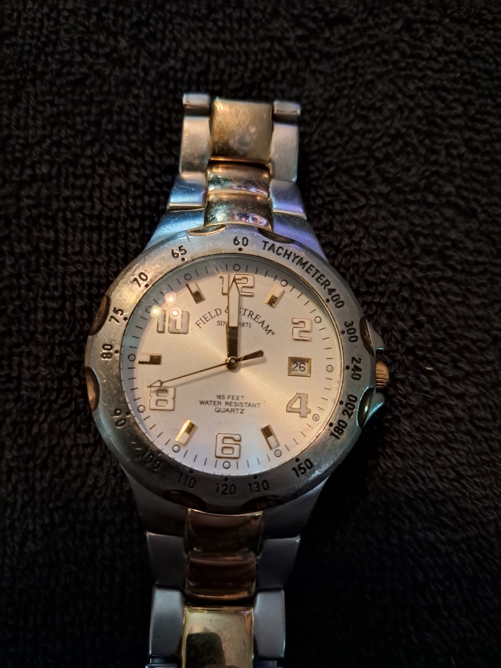 Field & Stream Two-Tone Men's Quartz Watch - Silver & Gold